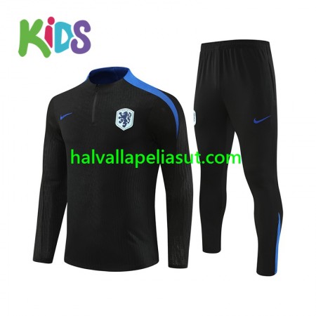 Alankomaat Lasten Training Huppari Suits Musta 2024